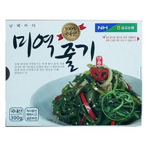 대복식품 땅바풍 완도산 염장 미역줄기 300g, 1팩