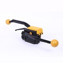 무클립결속기 철밴딩기 철근밴딩기 철밴드결속기 화물 철밴드 조임기 대형 포장기계 수동 강철 벨트 포장 도구 단추 없음 밀봉 기계 휴대용 포장기 13-19mm 금속 묶음