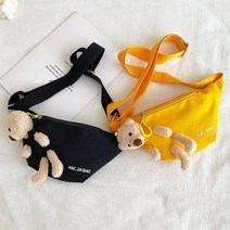 초등 여학생 귀여운 곰돌이 핸드폰 어깨가방 수련회 작은가방 생일선물 여중생