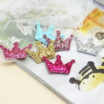 블링블링 크라운 왕관초음파 (50x38mm) 액세서리 부자재 장식, 꽃체리(약간작게나옴)