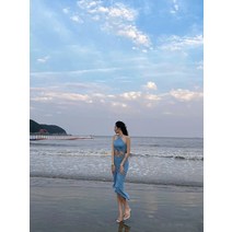 민소매 바캉스 이나딘 해외여행여름옷 동남아 휴양지룩 원피스 여름쇼핑몰 연두색 동남아여행룩 이다희 골지니트 백예린 하와이