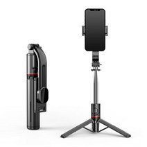 스틱PC l13 1130mm 확장 버전 무선 블루투스 selfie 스틱 안드로이드 ios 용 원격 셔터 접이식 삼각대 최신 핫 173, l13 블랙, 01 L13 BLACK, 한개옵션1