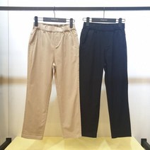 행텐주니어 (부천점)14360-050-201-68 남아 배기핏 허리밴딩 베이직 면바지(2color)
