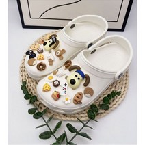 월레스와 그로밋 펭귄 양 크록스 호환 신발 파츠 악세사리 꾸미기 피규어 굿즈, 풀세트(22pcs)