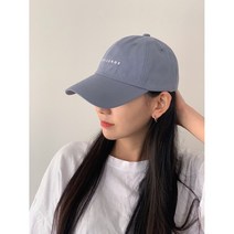 1+1 심플 챌린지 자수 레터링 5컬러 데일리 볼캡 여성 캡모자