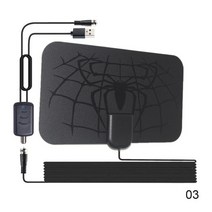 4K HD 실내 HDTV 안테나 80 마일 위성 수신기 TV 디지털 앰프 반경 공중 클리어 폭스 접시, [03] Split-black