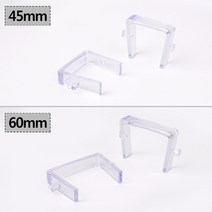사무실 파티션 걸이식 거치고리 2P 2개 서류정리꽂이, 45mm