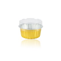 크림브륄레 용기 125ml 디저트 티라미수 포장용기 오븐 전자렌지 가능 알루미늄 베이킹 컵, 10개