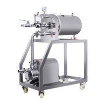 규조토 업소용 막걸리 과일주 액체 필터 여과기, 15개 필터 4톤 자흡식 펌프 1100와트