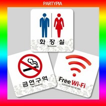 (파티피아) UV인쇄 95x95/하이그로시/표지판 안내판 사인, 화기엄금