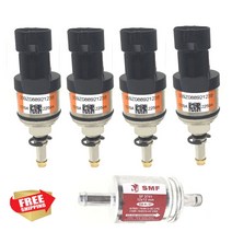 lpg인젝터 4 adet brc ino3 type 오렌지 lpg cng gpl 인젝터 brc 인젝터 고속, 1개