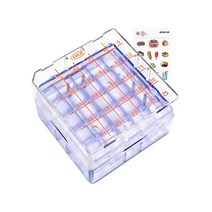 크라이오 박스 25holes cryo box 클라이오 바이알 rack 냉동 극 저온 냉장 hole vial 재질 액체 질소 보관