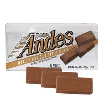 Tootsie Andes 앤디스 밀크 초콜릿 띤 132g, 1개