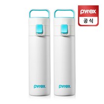 [파이렉스] 코렐 플립 텀블러 원터치 민트 380ml 2P, 상세 설명 참조