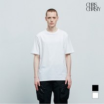 크리스크리스티 크리스크리스티 백 포인트 레터링 반팔티셔츠_X1V5