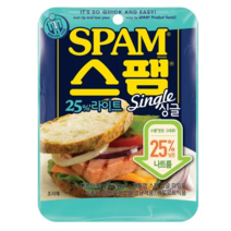 CJ 스팸 싱글 25%라이트 80g, 3개