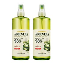 프럼네이처 알로에베라 98% 수딩젤 미스트 500ml 2개 [대용량], 1개