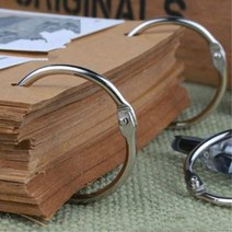 문서 화일 고리 원형 카드링 바인더고리 오피스용품, 1개, 소 8P