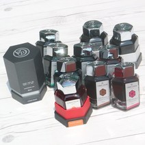 CARAN DACHE 12색상의 다양한..까렌다쉬 크로매틱스 만년필 병잉크 50ml 8011 099 울트라 바이올렛, 1개, 잉크 색상