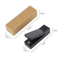 전기 핸드 실러 기계 진공 빠른 가열 비닐 봉투 8 온도 모드 열 밀봉 식품 포장, CHINA, USB Black