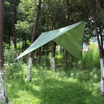 기타 피크닉 다용도 그늘막 방수 캠핑 타프(235x145 그린), 단품