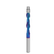 UP Cut 나선형 플러시 트림 라우터 비트 1개 0.6cm(1/4인치) 섕크 3.2cm(1-1/8인치) 절단 길이 엑스트라 롱 7.6cm(3인치) OVL 트리밍용 나노 코팅 카바, 1 USA 미국