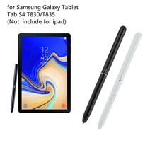 터치펜 터치 스크린 s-pen samsung galaxy tab s4 10.5 2018 sm-t830 sm-t835 t830 t835 활성 스타일러스 버튼 연필 로고 쓰기, 검은 색, 한개옵션1