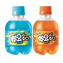 팔도 뿌요소다 245ml 오렌지맛12+소다맛12, 오렌지12+소다12