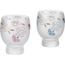 아델리아 니혼슈 글래스 페어 세트 사계절 순회 도라지 145ml, 02 벚꽃