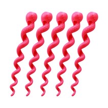 5Pcs 케이블 슬리브 고무 소프트 마모 방지 하우징 프로텍터 레이싱, 분홍, 실리카겔