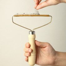 의류용 미니 휴대용 린트 리무버 린트 펠렛 제거 가제트 의류 면도기 카펫 청소 애완 동물 털 제거 고양이, 01 Wooden handle