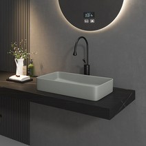 북유럽 세라믹 탑볼 세면대 반다리 세면볼 건식 미니 카운터 매립, 단일사이즈, JZ470 그린