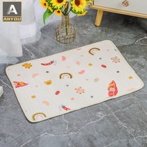 ANYOU 반려동물 여름용 에어컨 쿨매트 강아지 애견 대형견 여름 쿨매트 아이스매트, 캐릭터더치콩