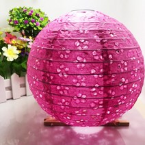 연등 풍등 블루 컬러 스타일 할로우 페이퍼 랜턴 웨딩 종이 전등갓 휴일 파티 용품 중국 신, Rose+Hollow out 8inch20cm