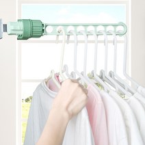 행거 까사미아헹거 휴대용 8 홀 옷걸이 스탠드 다기능 창 프레임 건조 걸이 랙 가정용, 회색
