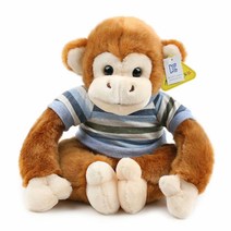 아망스 골드몽키 봉제인형 다크브라운 - 중형(25cm), 본상품선택