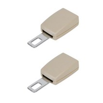 카세사리 안전벨트 연장버클 자동차용품 차량용 안전벨트 연장 클립 자동차악세사리, 베이지*2개