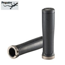 프로팜Propalm 도심형 자전거 핸들그립 락온슬림 그립, 블랙 그레이링 /