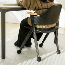 펀샵 소음방지 체어슬리퍼 - 블랙, (598954) 블랙 4개입