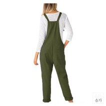 467839 여성 점프 수트 바지 코디 30대 데일리 오버올 캐주얼 루즈핏 솔리드 컬러 대형 군사 버클 슈트