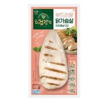 (냉장)[CJ제일제당]더건강한 닭가슴살 직화통살구이100g, 100g, 10개