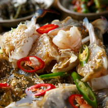 산지직송 수제 국내산 간장게장 양념 소스 게장용 꽃게 반반 택배 냉동 1kg 2kg, 3. 양념꽃게장(350g), 1개