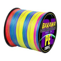 콘스탄틴원줄 낚시줄 빙어 bakawa 300m peche 4 가닥 꼰 낚시 잉어 코드 pespinning pe multifilamento 바다 일본 와이어 슈퍼 강한, 4 다색 브레이드, 8.0, 본선