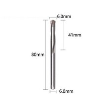 전동드릴비트 스텐 단단한 텅스텐 카바이드 드릴 비트 CNC 306mm, 7.6mm