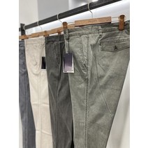 트루젠 남성 슬림핏 간절기 / 여름 면 바이오워싱 일자팬츠 면바지 면슬랙스 4컬러