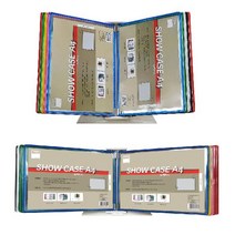 시둥마켓 +[시둥마켓]+_ 안내판 월프레임 아크릴게시판 공사현황판 벽게시판 벽걸이게시판, A4 책자형 쇼케이스 탁상안내판 게시판, 가로형 색상혼합