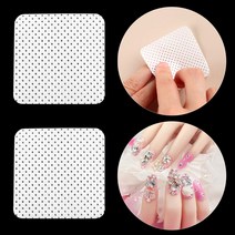200pcs 보푸라기없는 Meltblown 네일 닦아 면화 패드 종이 네일 아트 매니큐어 폴란드어 리무버 클리너 면, 한개옵션0