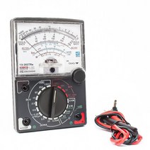 멀티테스터기 만능 아날로그 멀티미터 디지털 저항 전기 기술자 전압 10A, 1.Black