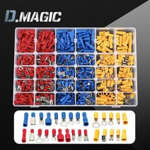 터미널 압착 단자 480PCS 황동 PG 신주 O형 Y형 단자 모듬, B35:PG단자 480PCS