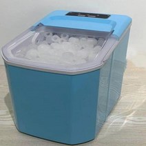 카페 및 업소용 제빙기 얼음기계 HZ6 아이스 메이커 소형 홈 15L 밀크 티샵 1012KGDAY Bar 큐브 머신 Small Ice Cube Machine, 하늘색+UK